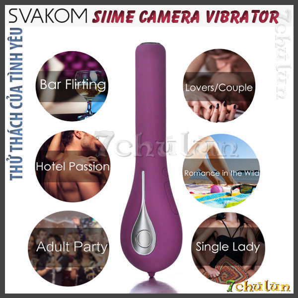 Sextoy cao cấp Svakom Siime Vibrator với 6 chế độ rung, khiến nàng thỏa mãn