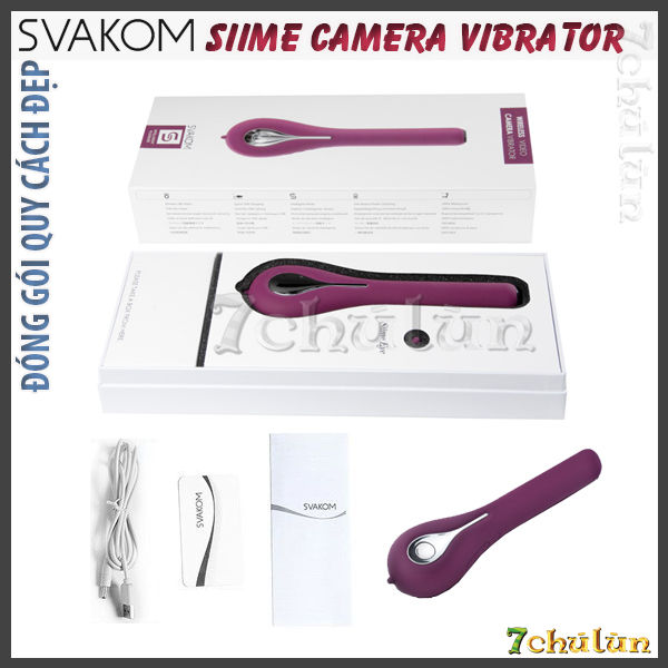 Sextoy cao cấp Svakom Siime Vibrator có gắn camera nhỏ