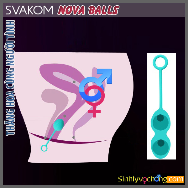 Sextoy silicone Svakom NOVA BALLS giúp nàng thăng hoa sung sướng cùng bạn tình
