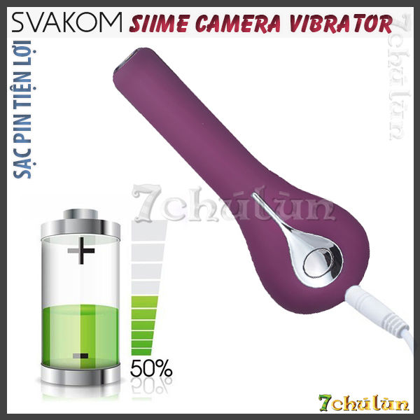 Sextoy cao cấp Svakom Siime Vibrator sạc pin tiện lợi