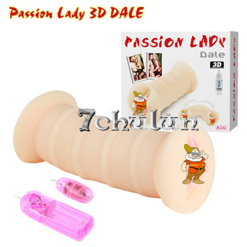 Âm Đạo Giả Cầm Tay 3D Passion Lady DALE 2 Đầu Siêu Mềm#AD12