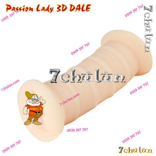 Âm Đạo Giả Cầm Tay 3D Passion Lady DALE 2 Đầu Siêu Mềm#AD12