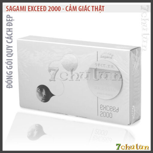 Bao cao su Sagami Exceed 2000 Siêu Mỏng Cảm Giác Thật