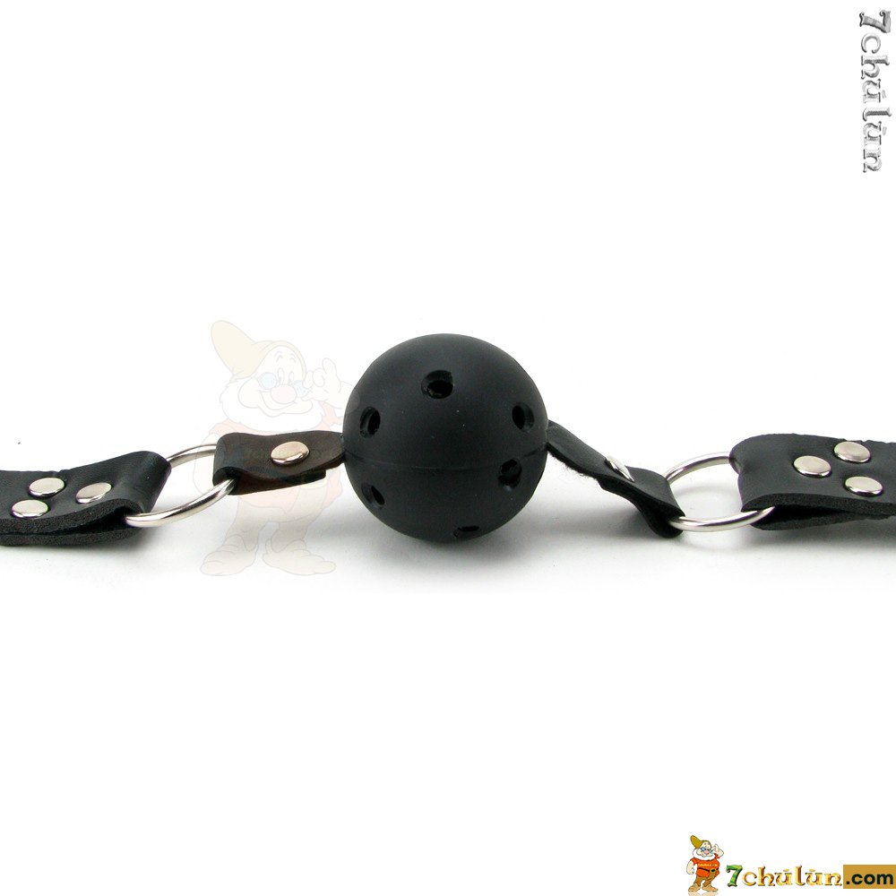 Кляп с отверстиями Pipedream Fetish Fantasy Series Breathable Ball Gag, черный 2172-00 PD - PipeDream - Кляпы шары - Купить