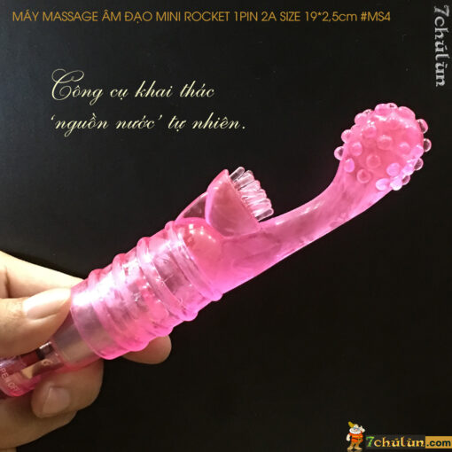 May Massage Am Dao Mini Rocket de dang dua nang len dinh