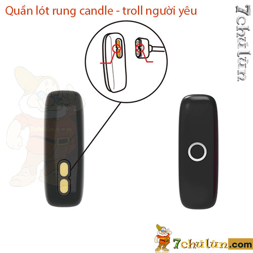 Quần lót rung troll bạn gái siêu mini Candle