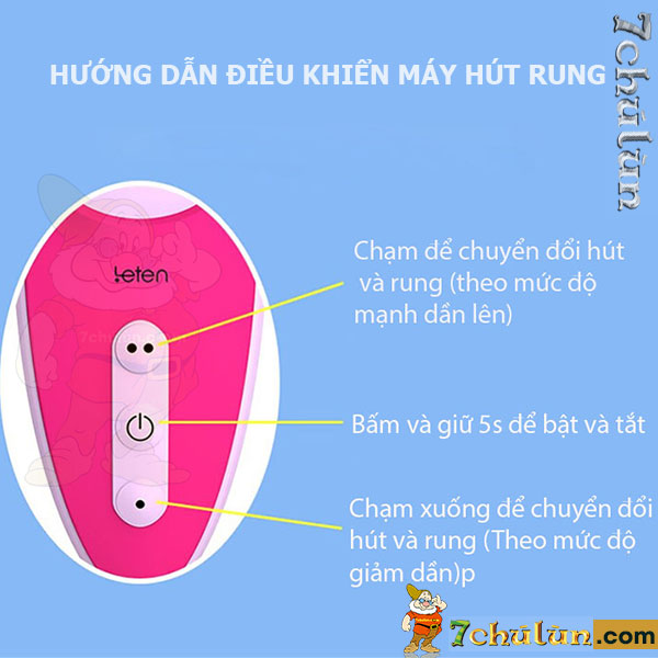 Trứng rung mini Leten kèm đầu Bú hút cực sướng6