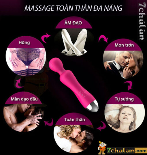 Sextoy Chi Wand Screw Wand ☑️ Chày Rung Massage #qr35
