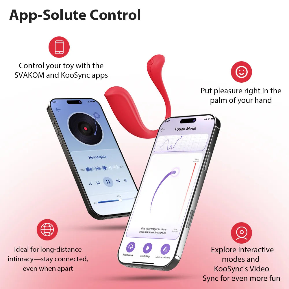 Svakom Phoenix Neo 2  Trứng Rung Điều Khiển Qua App - Đỉnh Cao Tương Tác Yêu Xa
